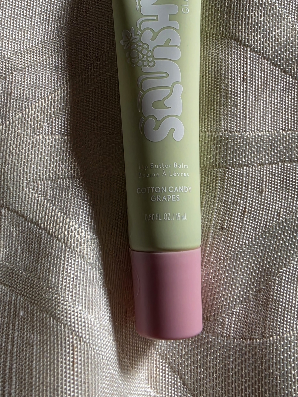 NEW COVERGIRL Squish Lip Butter Balm Cotton Candy Grapes - Light Green & Pink
